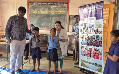 Lok Kalp Foundation Organizes Free Eye Check-Up Camp School Students at ZP school Tahasil Kowad Kolhapur