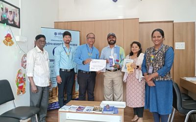 Lokkalp Foundation and Lokmanya Multipurpose Co-op. Society Felicitate Veteran Educator at Achara Branch