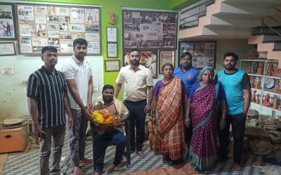 Lok Kalp Foundation Felicitates National Awardee Mr. Pundalik Kumbhar, Master Potter from Khanapur