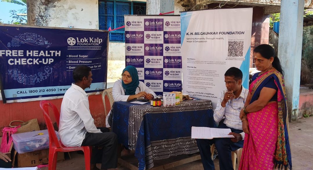 Lok Kalp Foundation and Centracare Hospital Conduct Free General Health Camp at Jamboti Village