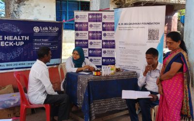 Lok Kalp Foundation and Centracare Hospital Conduct Free General Health Camp at Jamboti Village