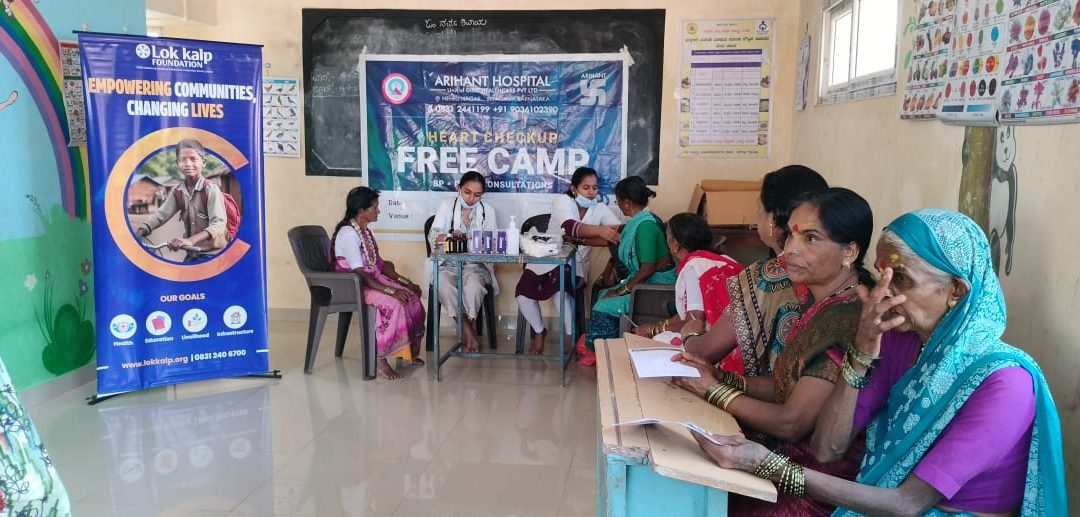 Free BP/Sugar  Check – Up Camp conducted by Lok Kalp Foundation under CSR initiative