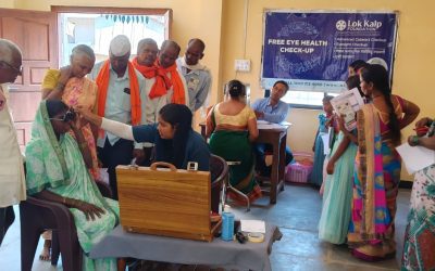 Lok Kalp Foundation and Netradarshan Super Speciality Hospital Conduct Free Eye Camp at Chapgaon Village