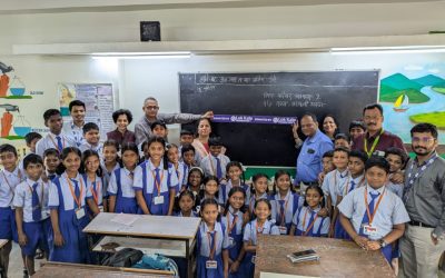 Lok Kalp Foundation donated two Smart TVs to Shishu Vihar Madhyamik Vidyalaya, Dadar East