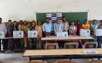 Lok Kalp Foundation has successfully donated sewing machines to women from the villages adopted by Lokmanya