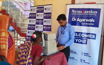 Lok Kalp Foundation & Netradarshan Eye Hospital Conduct Free Eye Camp at Chikale Village