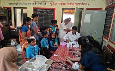 Free Eye Check-Up, Blood group checking and General check-up camp conducted by Lok Kalp