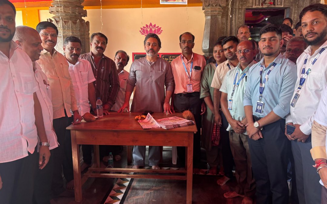Eye check-up camp was successfully organized on the occasion of Mahashivratri at the Shri Dev Rameshwar Devasthan Temple in Akeri
