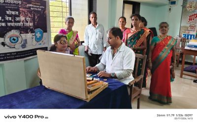 Lok Kalp Foundation & KLE Ayurvedic Hospital Conduct Free Health Camp at Bailur Village