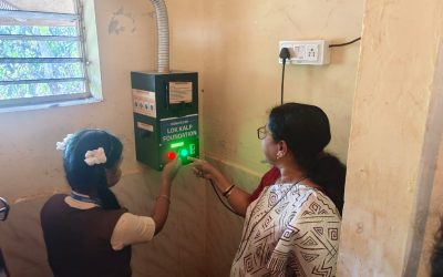 Donation of Sanitary Pad Incinerator Machine