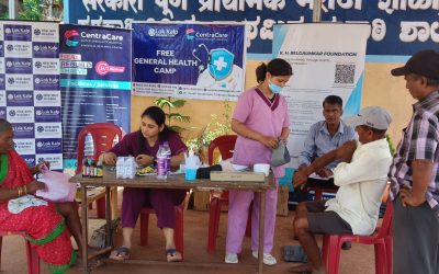 Lok Kalp Foundation Conducts Free General Health Camp at Kankumbi Village