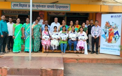 Lok Kalp Foundation Organizes Felicitation Ceremony for 10th Pass Students at Shri Shivaji Marathi School, Kadolli Village